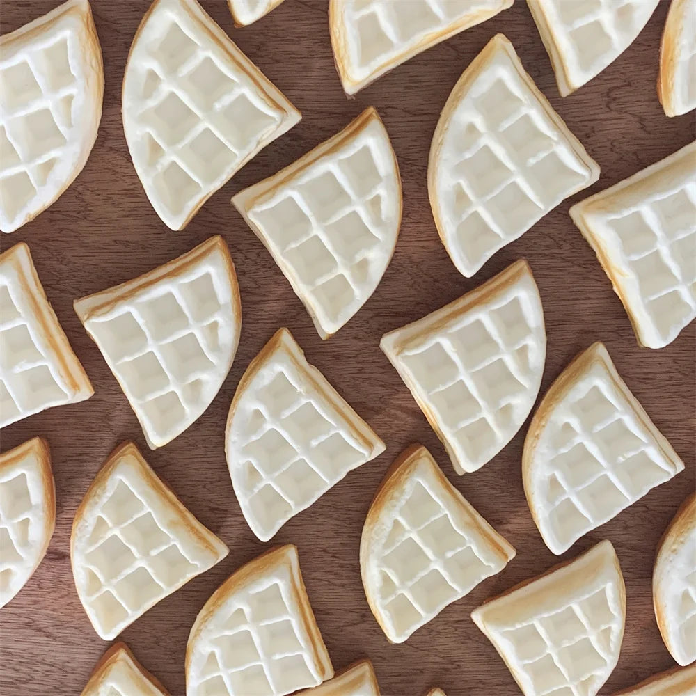 Pu Soft Shaped 3D Realtsic Belgian Waffle