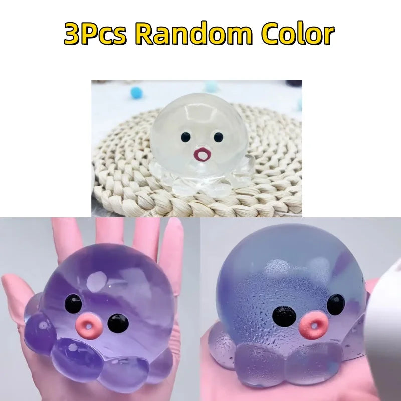 Homemade Bubble Octopus Squeeze Toy