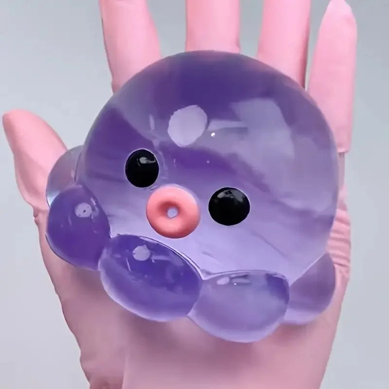 Homemade Bubble Octopus Squeeze Toy