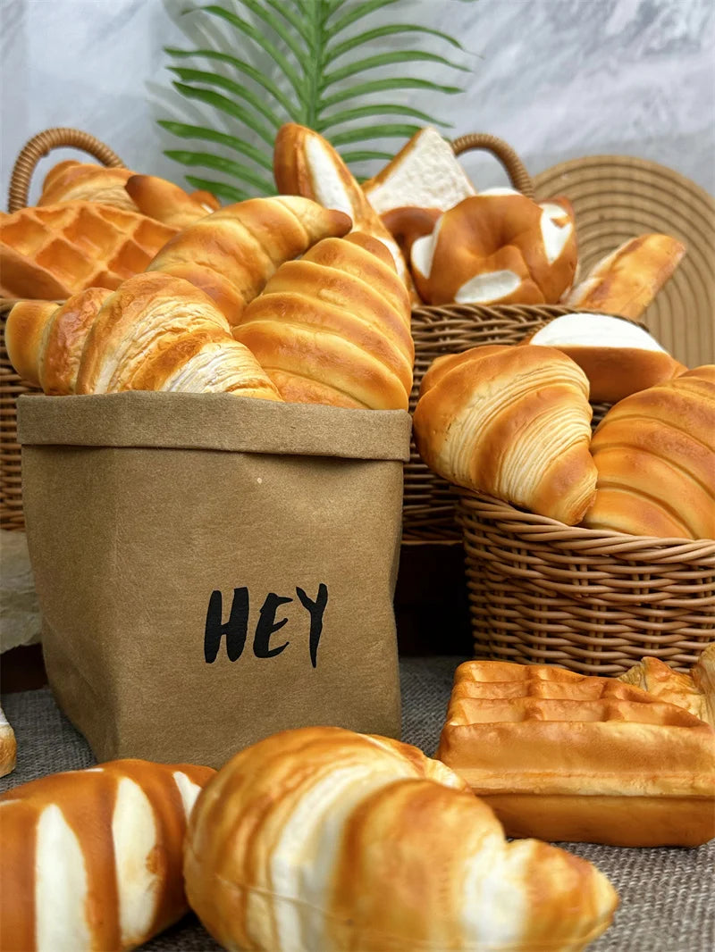 Pu Soft Shaped 3D Realtsic Belgian Waffle