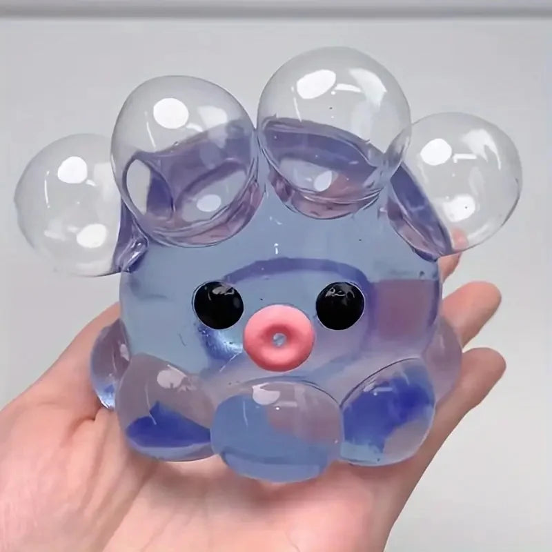Homemade Bubble Octopus Squeeze Toy