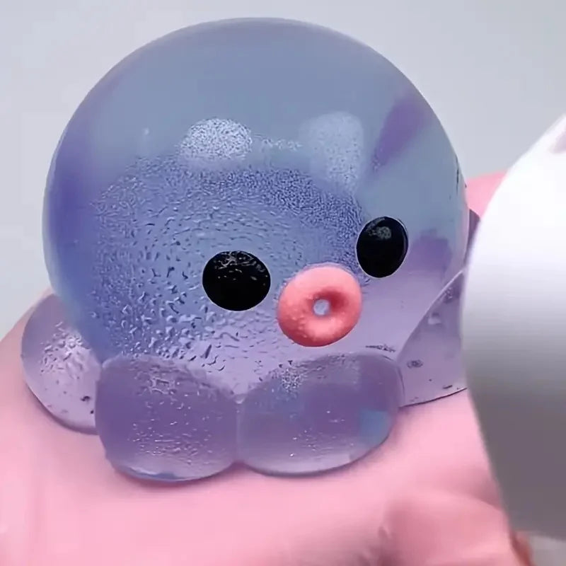Homemade Bubble Octopus Squeeze Toy