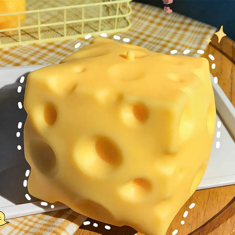 Squishy Square Cheese Squeeze Toys
