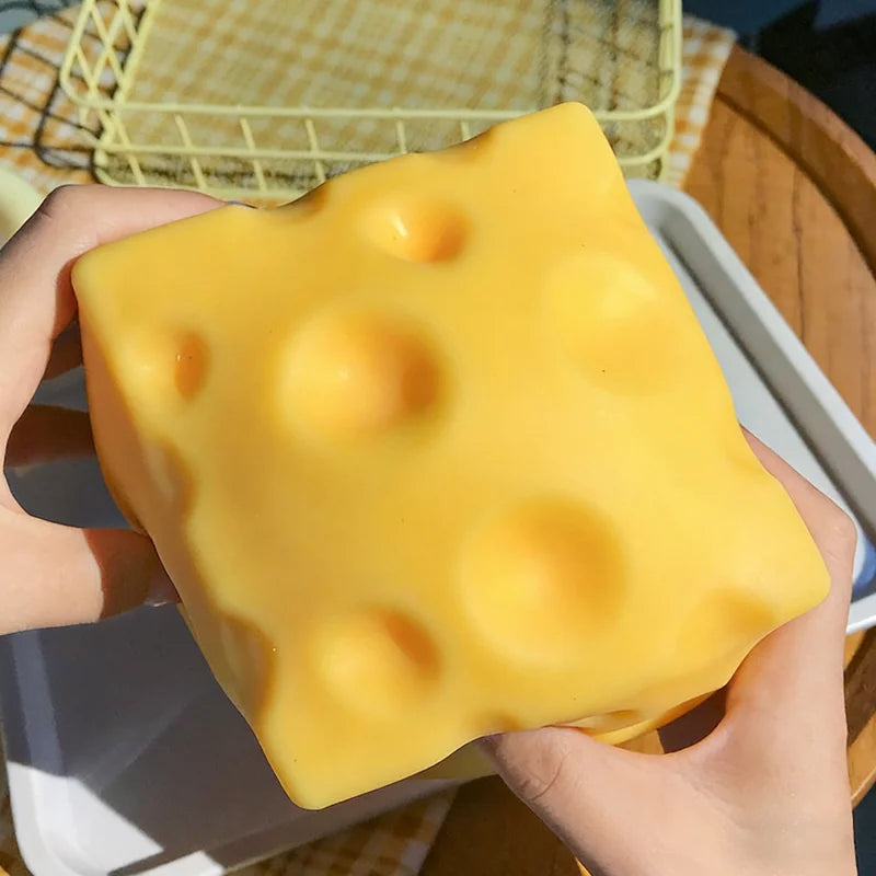 Squishy Square Cheese Squeeze Toys