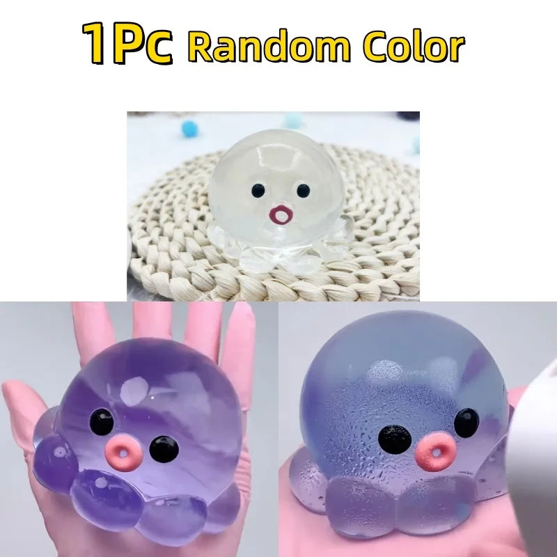 Homemade Bubble Octopus Squeeze Toy