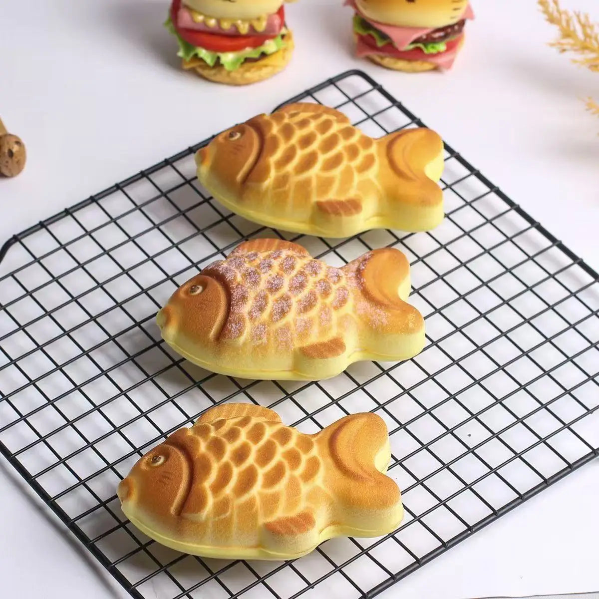 taiyaki bread squishies